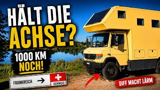 1000 km durch Frankreich – das Differenzial macht Geräusche und ich muss in die Schweiz