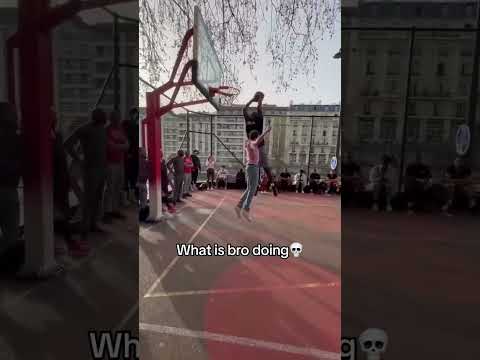 He literally begged to get dunked on💀 #fyp