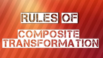 7. UGC NET COMPUTER SCIENCE Rules Of Composite Transformation Previous Year question