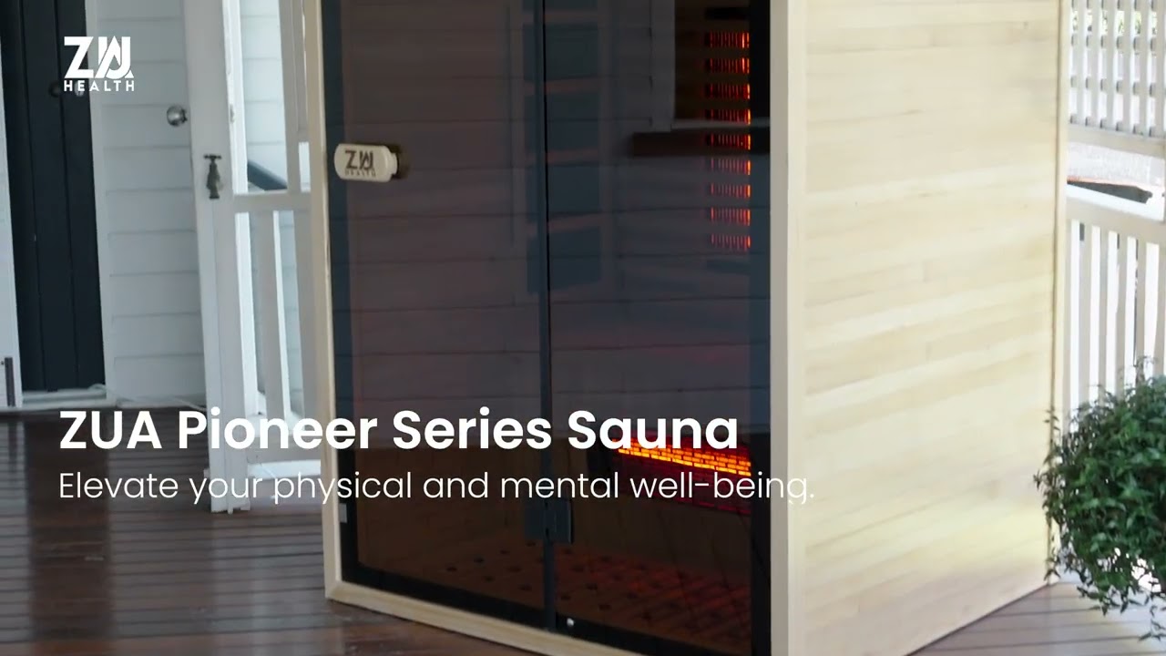 ZUA Health Pioneer Infrared Sauna — video thumbnail