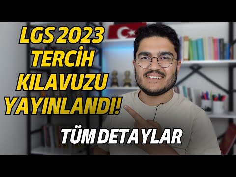 LGS Tercih Kılavuzu Yayınlandı! LGS Tercih