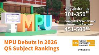 Macao Polytechnic University Debuts in 2026 QS Subject Rankings