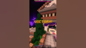 DESTROYING a BLATANT CHEATER In Hypixel BEDWARS !!  #hypixel #minecraftshorts #shorts