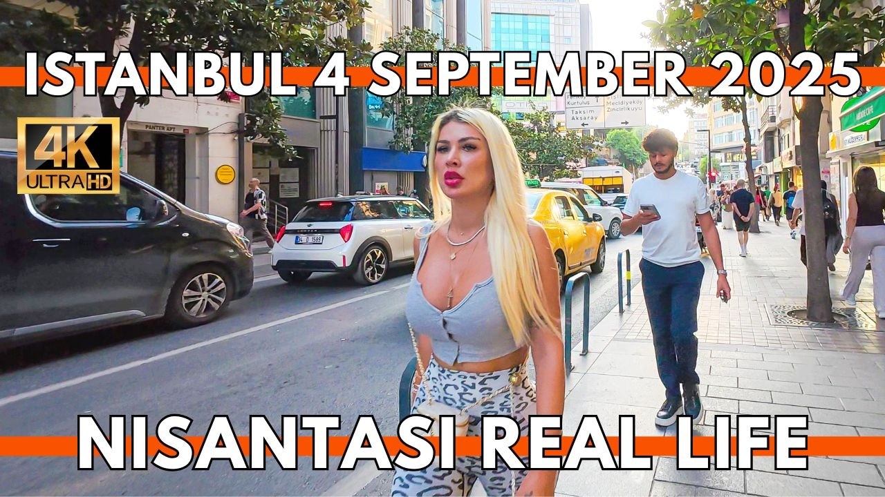 ISTANBUL REAL LIFE IN NISANTASI FASHION DISTRICT | 4K 100 FPS WALKING TOUR