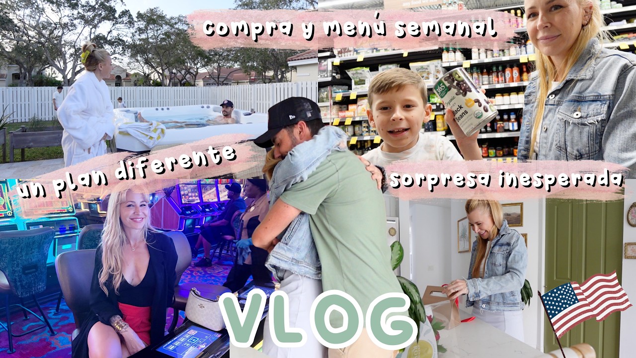 🇺🇸 Me SORPRENDE con estos REGALOS 🥹🎁 compra en el súper y organización menú semanal | VLOG 