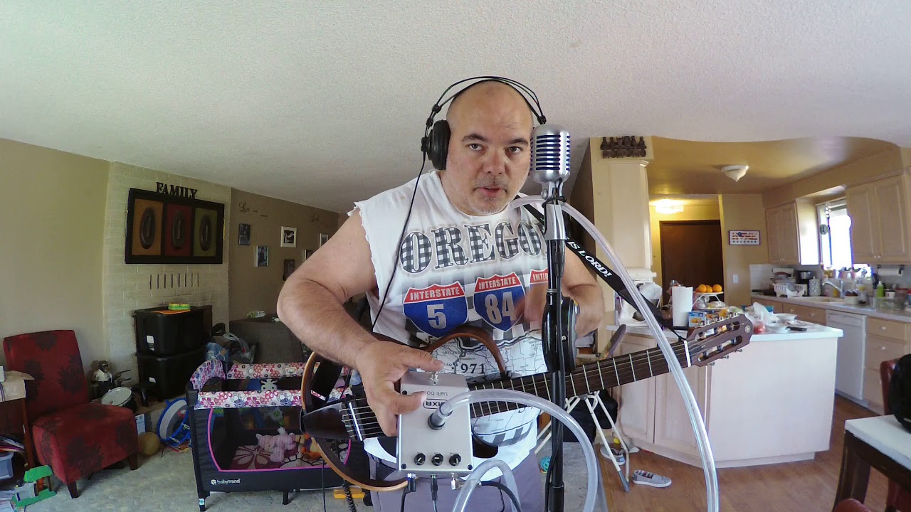 Yamaha silent guitar and Talk  box Like an acoustic guitar sound through a talkbox