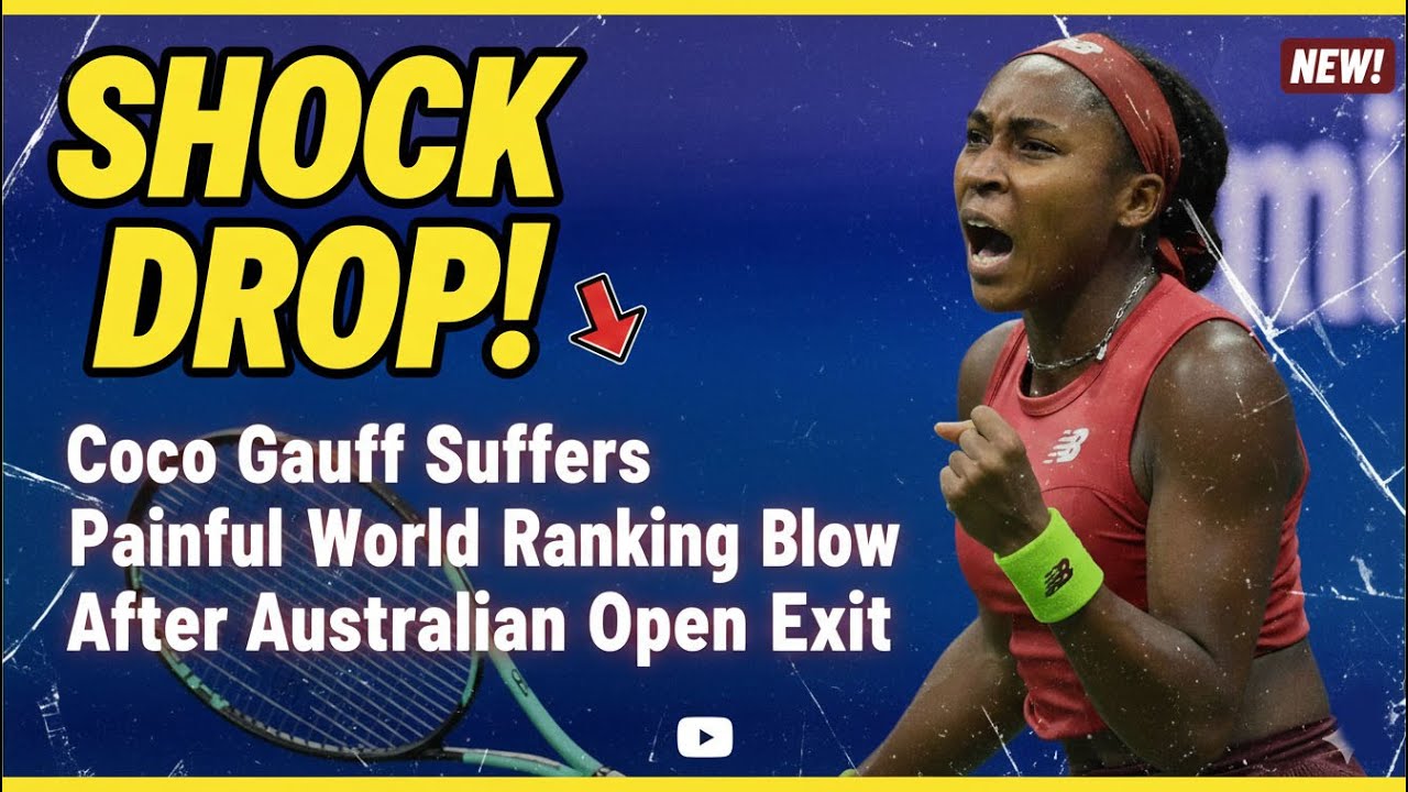 Shock Coco SHOCK DROP! Coco Gauff Suffers Painful World Ranking Blow After ...