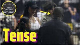 Kim Kardashian and Kanye West had a tense confrontation in front of their daughter Chicago
