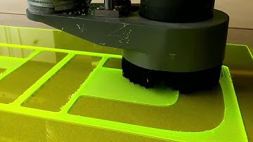 Folded Tray Sign Acrylic Push Through Logo