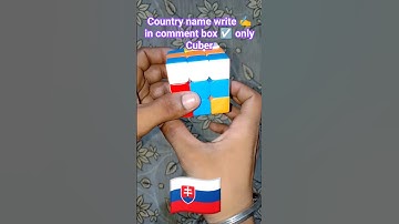 How to make 🇸🇰 flag on Rubik