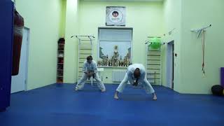 основное упражнение по школе Абэ-рю karate and breathing каратэ и дыхание