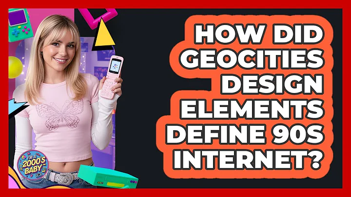 How Did Geocities Design Elements Define 90s Internet? - I'm a 2000s Baby