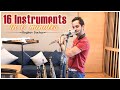 Raghav sachar  16 instruments in 6 minutes  raghav sachar instrumental mix