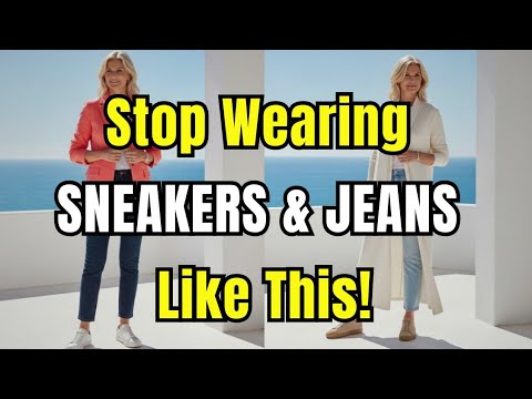Video How to Wear SNEAKERS and JEANS at 60+ and Still Look AMAZING! (5 Genius Styling Hacks!)