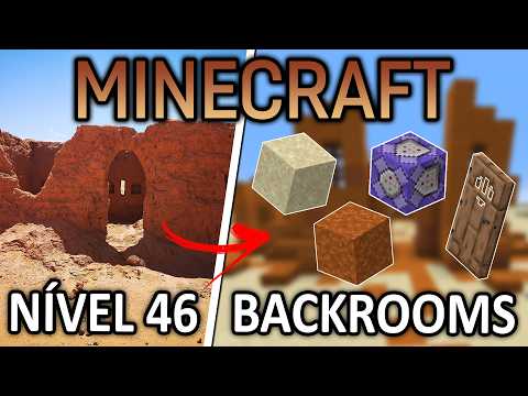Building BACKROOMS in MINECRAFT - Level 46 - Part 1