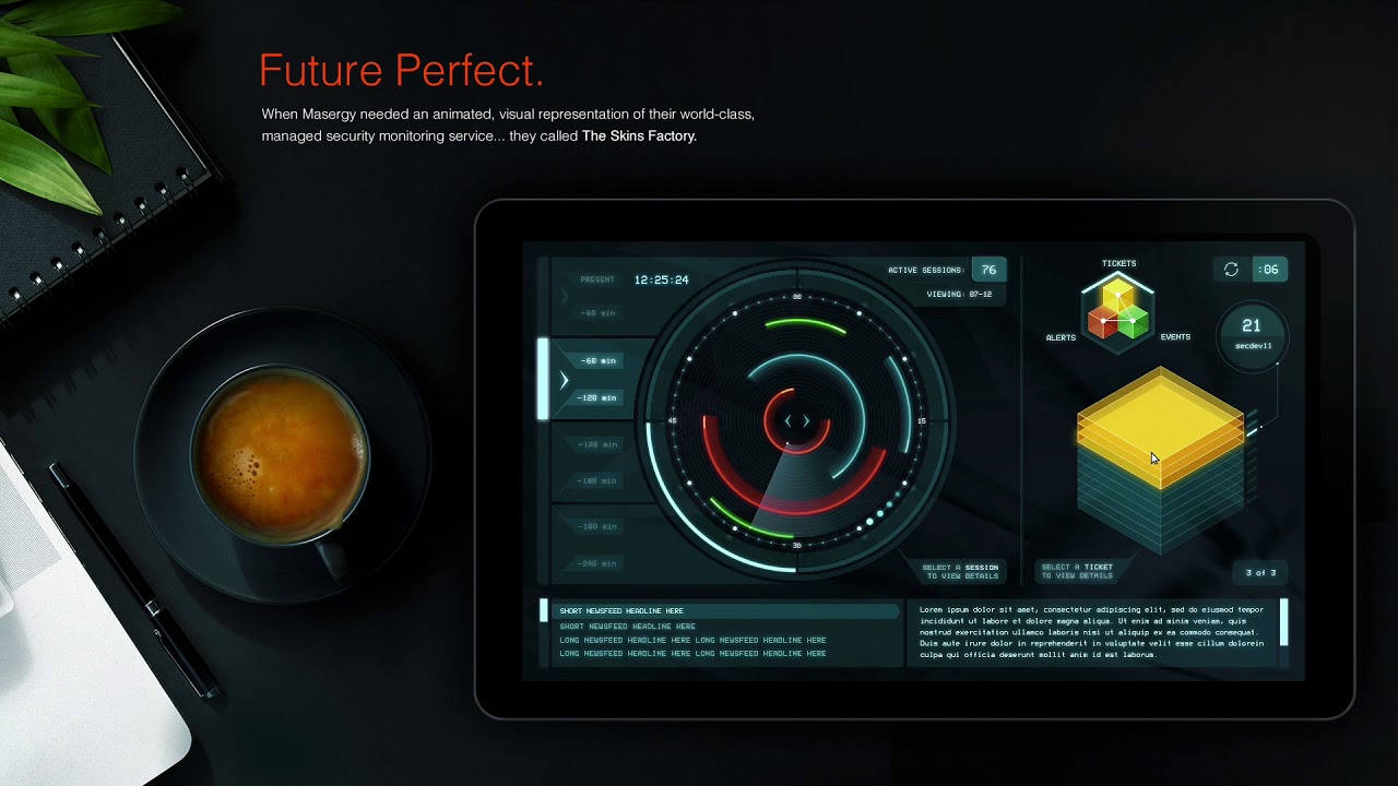 Masergy UI Animation by The Skins Factory