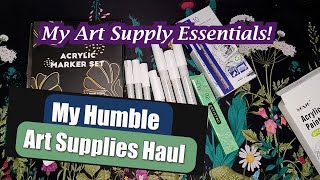 Small Art Supplies Haul | With a Trial Run