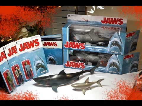 Funko JAWS ReAction Figures COLLECTION! SDCC Bloody Exclusive,Brody,Quint,Hooper Unboxing & Review