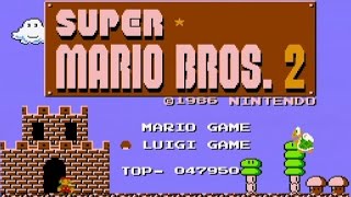 [FC] スーパーマリオブラザーズ2 ワープあり8-4クリア マリオ使用 | SUPER MARIO BROS.: The Lost Levels