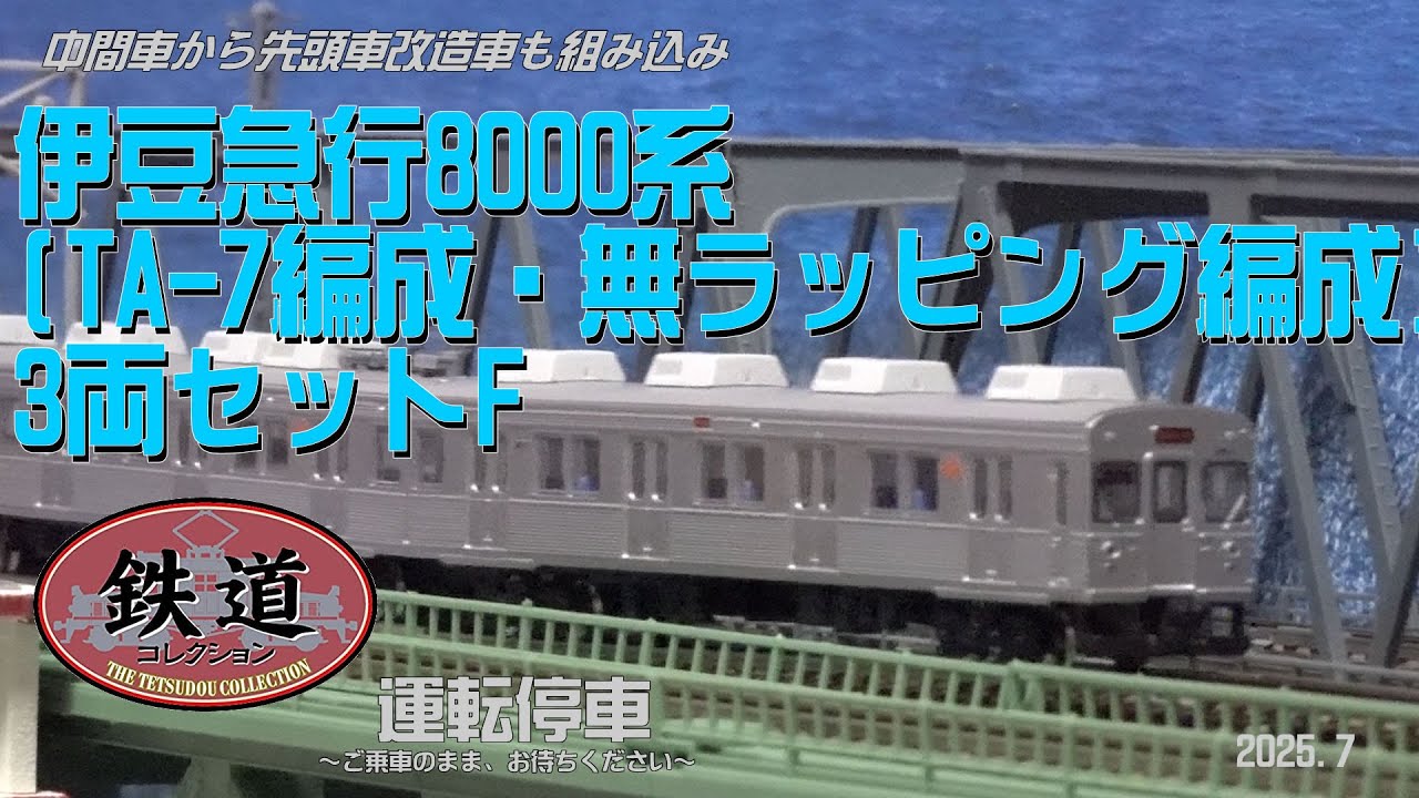 鉄道コレクション改造　伊豆急8000系 特別企画品 3両セット TOMYTEC】鉄道コレクション：伊豆急行8000系(TA-7編成・無ラッピング