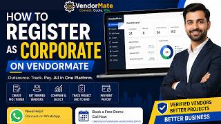 How to Register as Corporate | VendorMate - Direct B2B Projects