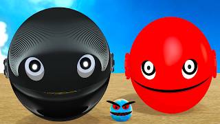 Pacmans & Robots - Live 3D Animation