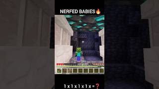 🚀👶💀🤯⚡Minecraft Mojang Nerfed Babies🥀#minecraft#gaming#trendingshorts#shorts#foryou#viralshorts