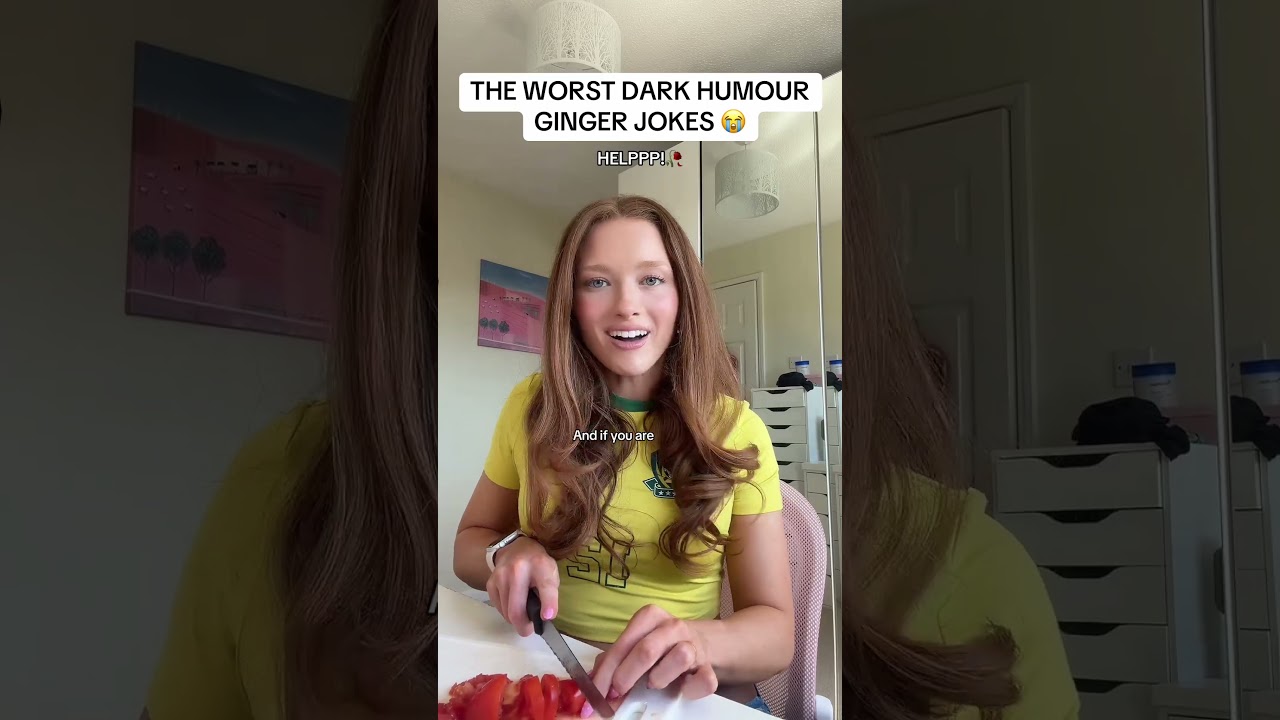 THE WORST DARK HUMOUR GINGER JOKES😭 HELP MEEE🥀#fyp #gingerjokes #ginger #redhead #redhair