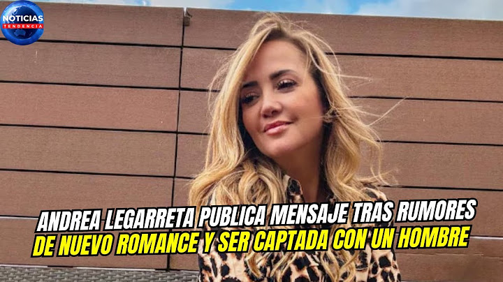 Andrea Legarreta posts a message after rumors of a new romance and being spotted with a man.
