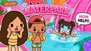 Family Trip To The WATERPARK! 👙 *ELLIE HAD AN ACCIDENT!* in Toca Life World