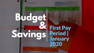 Budgeting &amp; Savings | First pay period in January 2020