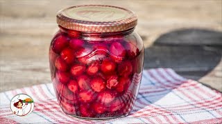 Вишня в собственном соку. Мега простой рецепт консервирования вишни!