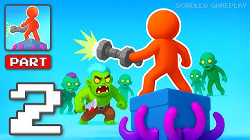 Z Bunker 3D - Gameplay Walkthrough Part 2 - Outlast The Endless Horde (iOS, Android)