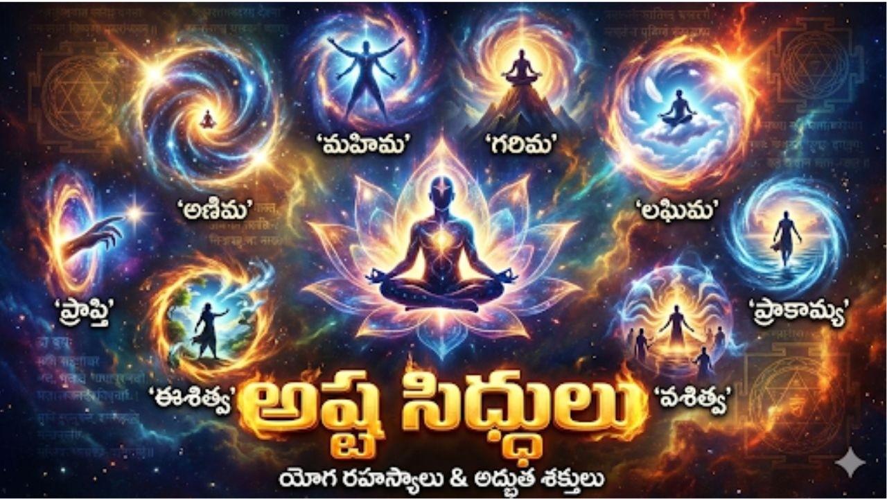 అష్ట సిద్ధులు – యోగులు సాధించిన అద్భుత శక్తుల రహస్యం | Secrets of Yogic Superpowers Asta shiddhi