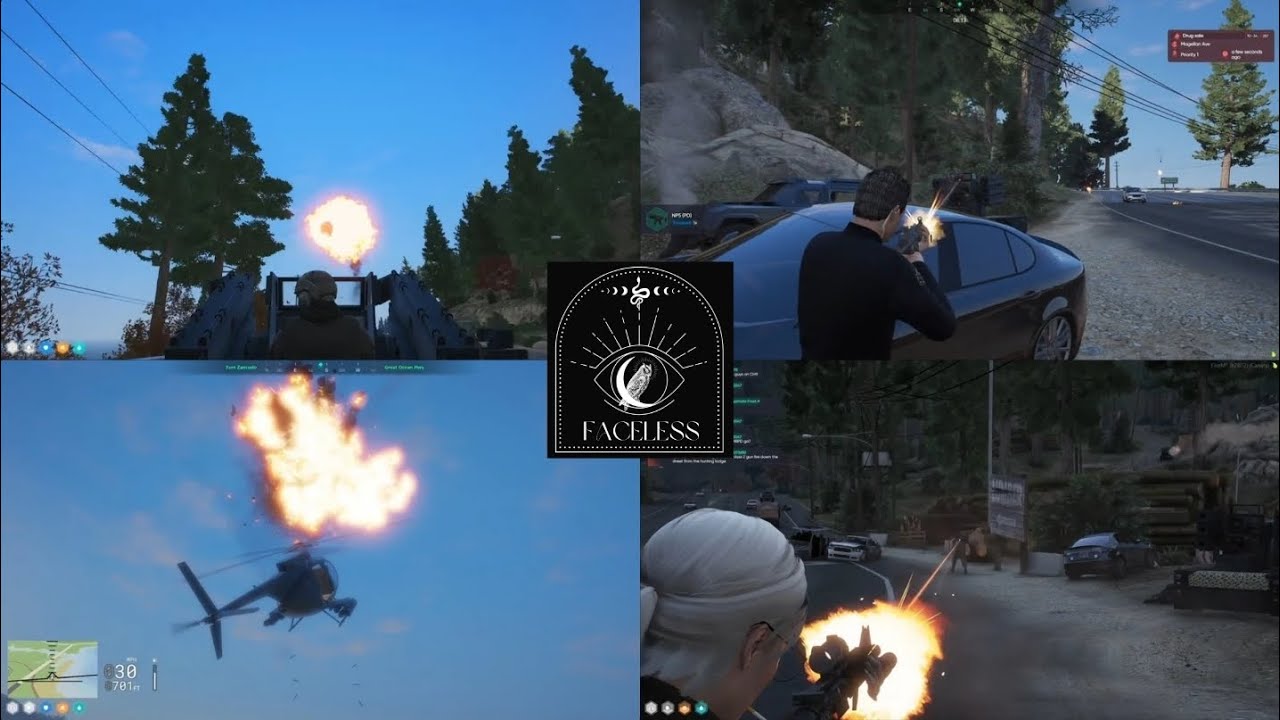 Faceless Mission Turns Into a Shootout With The PD | Multi POV | NoPixel 4.0 GTA RP