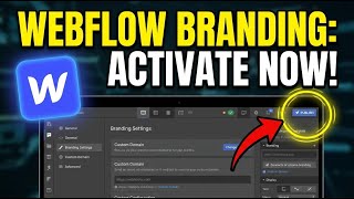 How to activate landing page branding in Webflow - Detailed Guide