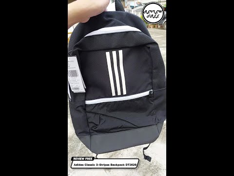 Adidas Classic 3 Stripes Backpack DT2626 | REVIEW FREE