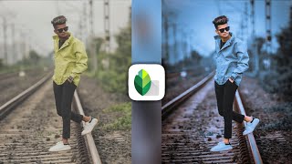New Snapseed Dark and Grey Effect Photo Editing Tutorial | Snapseed New Colour Change Tricks screenshot 3