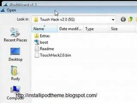 How To Install Ipod Theme - Touch theme