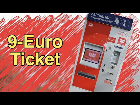 Подробно о 9-Euro ticket. Как и где купить  билет за 9 Евро в Германии на месяц.