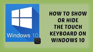 How To Show or Hide The Touch Keyboard on Windows 10 | Windows 10 Tutorials In Hindi | DR technology