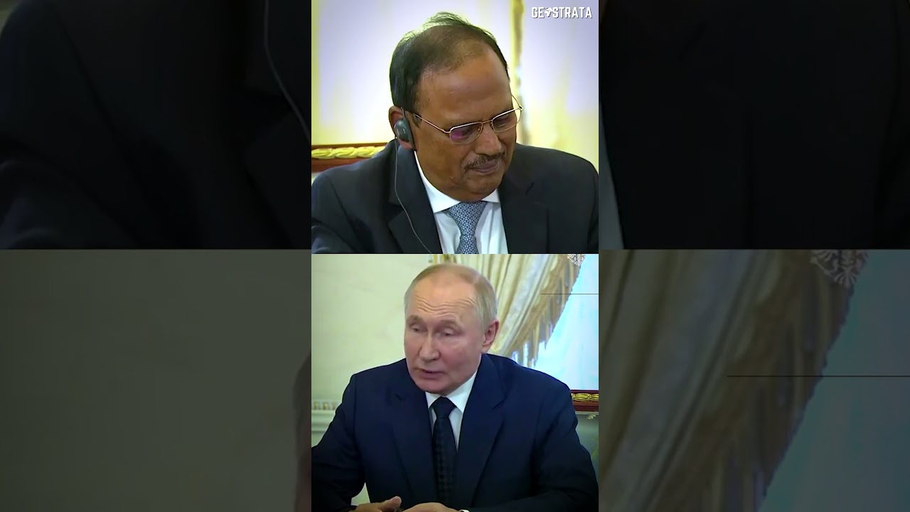 National Security Advisor Ajit Doval meets Russian President Vladimir Putin | #shorts #russia #india