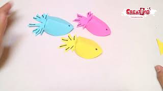 Cara membuat origami ikan wow terasa 3D