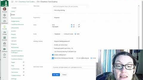 Zoom: Sharing Cloud Recordings in Canvas