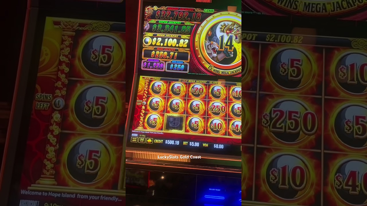 Last coin show off not stop 😂 | LuckySlots Gold Coast