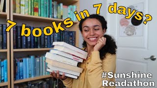 Sunshine Readathon WRAP - UP | 7 books in 7 Days? | Book Reviews