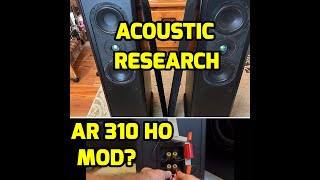 Acoustic Research AR 310 HO Speakers Refurbished with a Mod? Plastic Surrounds?