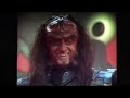 Toral, son of Duras, interrupts Gowron's instillation as Chancellor. TNG S4 E26.