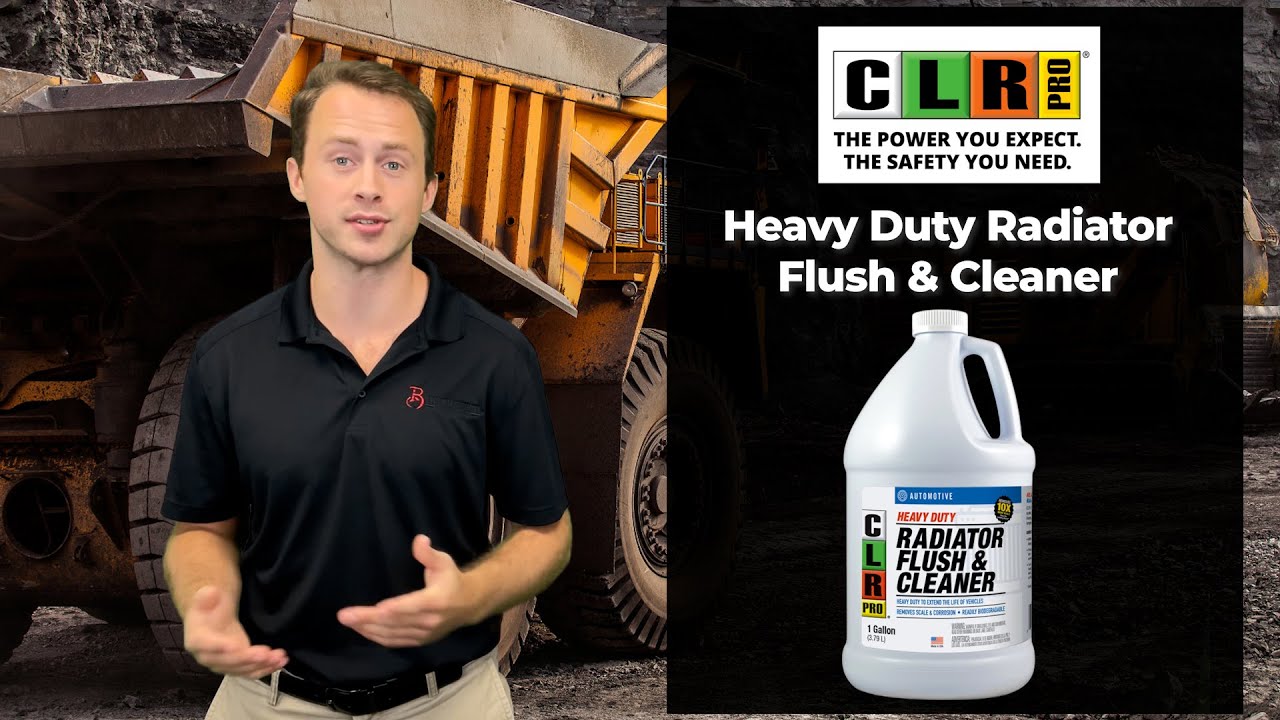 Heavy Duty Radiator Flush Cleaner To Remove Rust - CLR PRO®