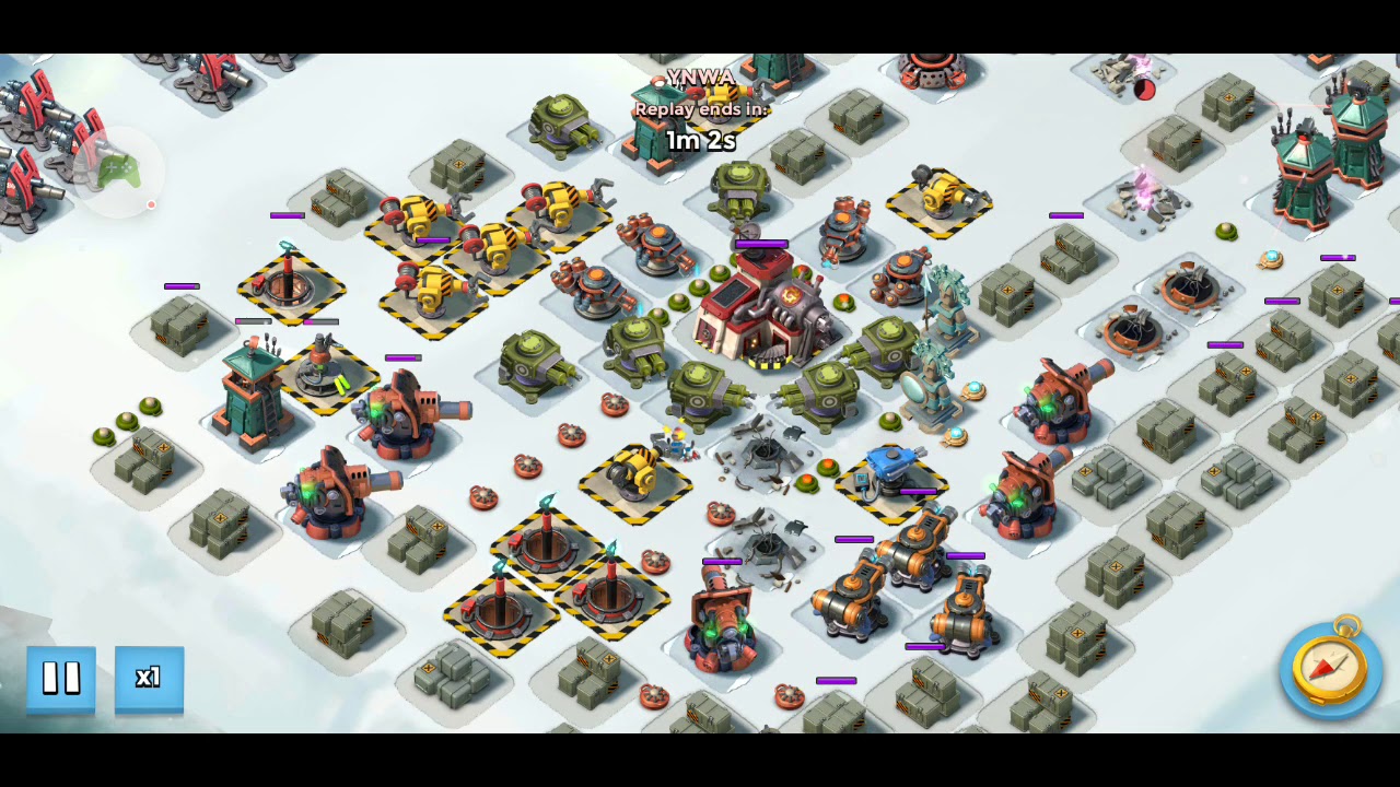 Boom Beach Colonel Gearheart War Factory Unboosted RZC May 2nd/2019 Easy Strategy